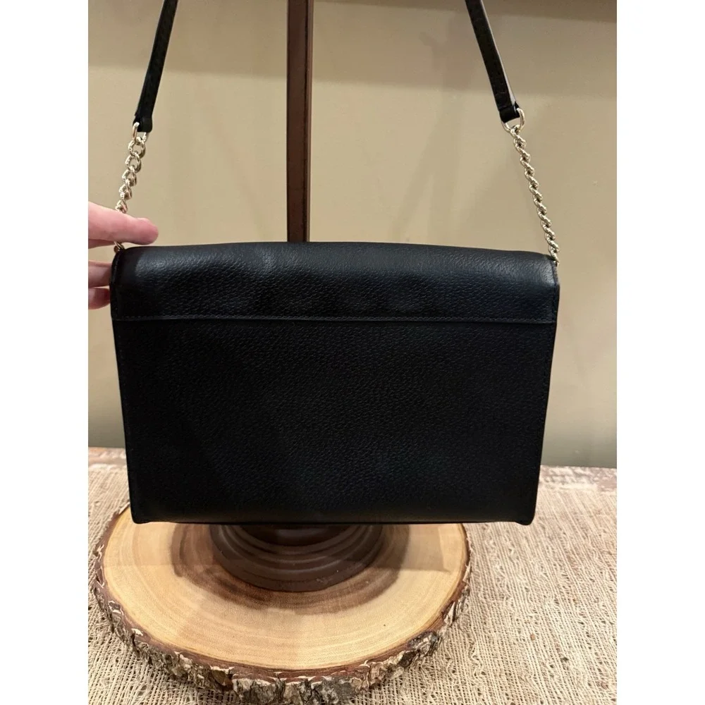 Kate Spade Robinson Street Zanni Crossbody Handbag‎ Black/white Preppy